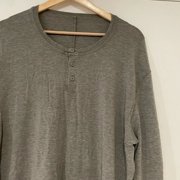 Lululemon • Grey Henley Top - Picture 6 of 7